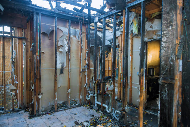 Professional Soot Cleanup technician working in Lincroft, NJ
